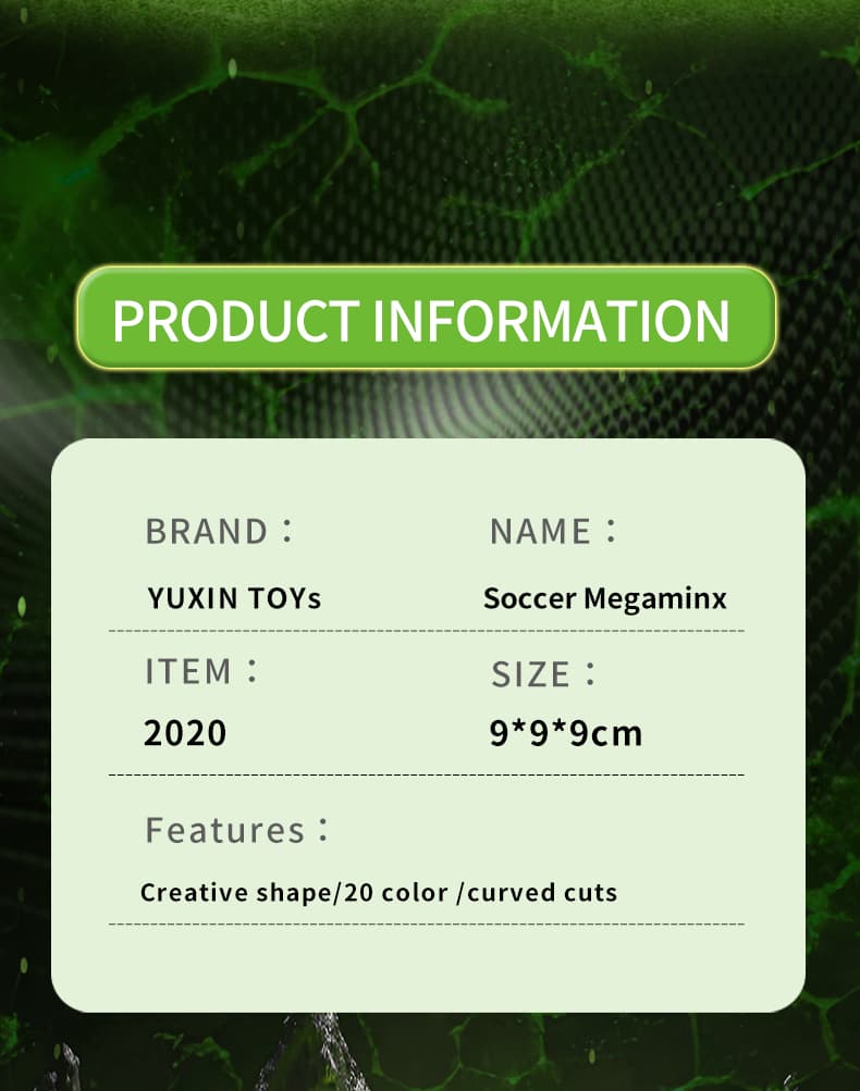 YuXin 20-Axis Soccer Cube - Black image 20