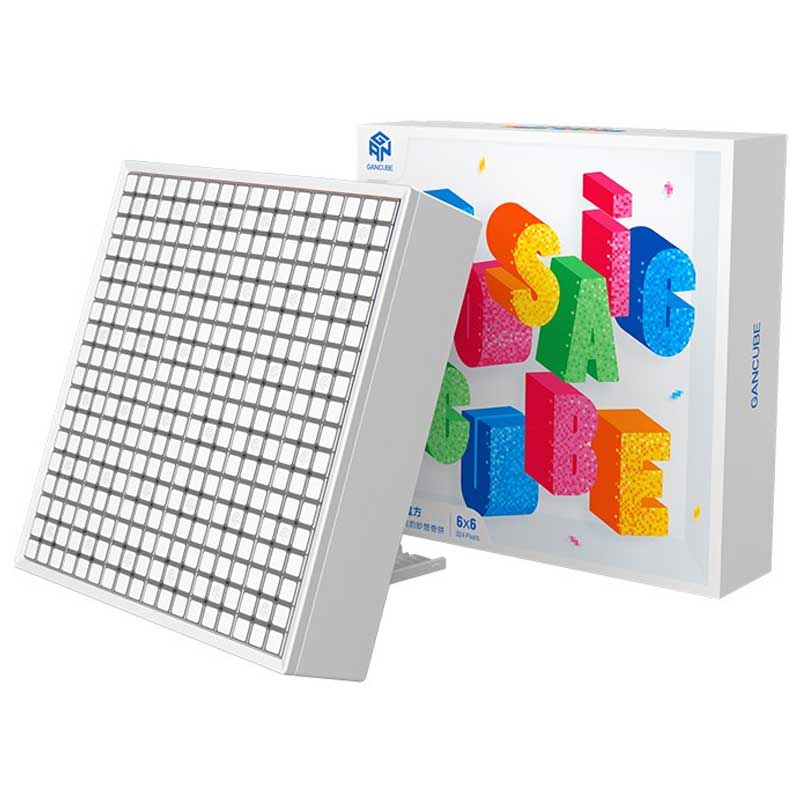 GAN Mosaic Cube with Stand - 36 pcs (Gray) image 1
