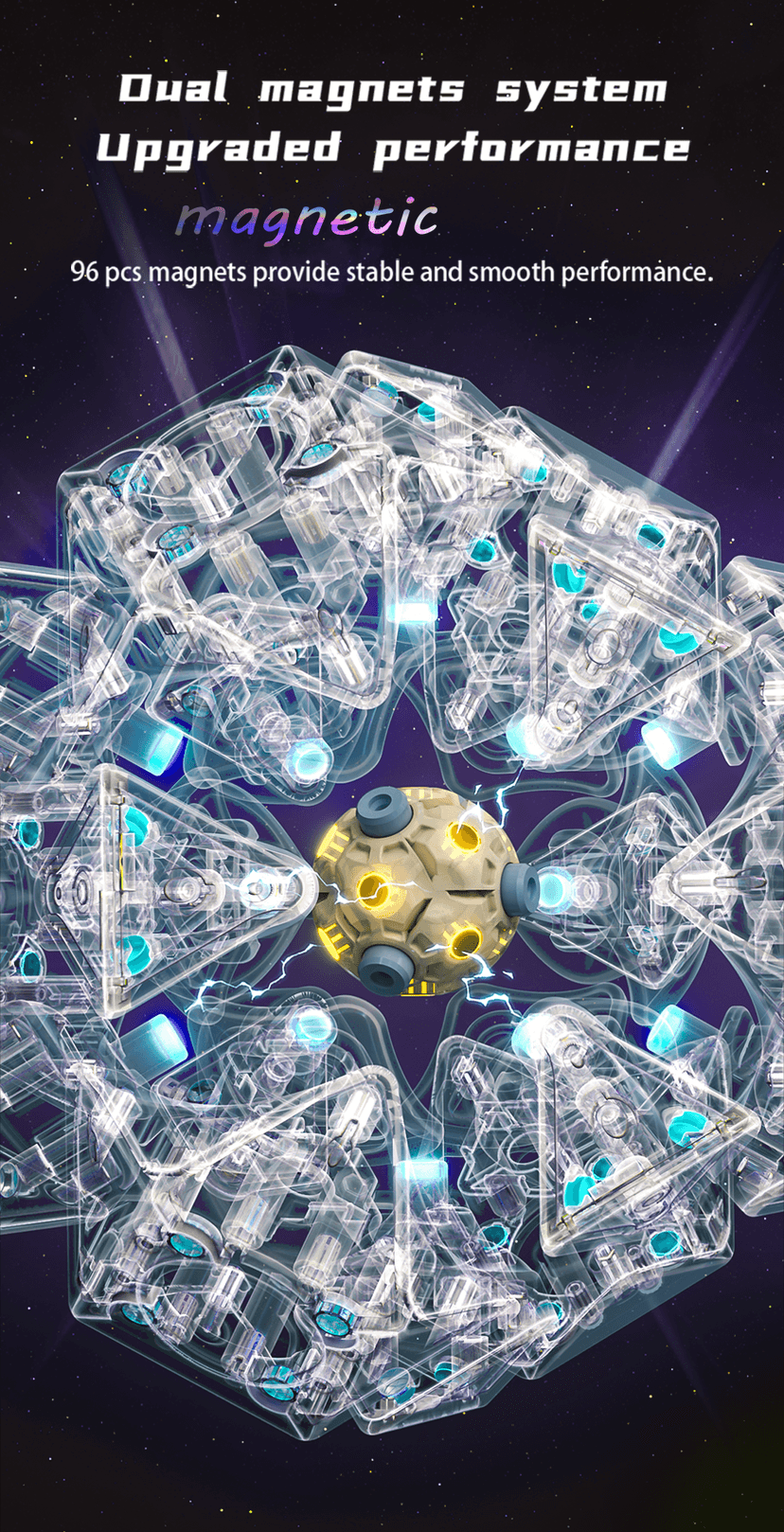 DianSheng Corner Turning Octahedron(CTO) - Black Internal image 11