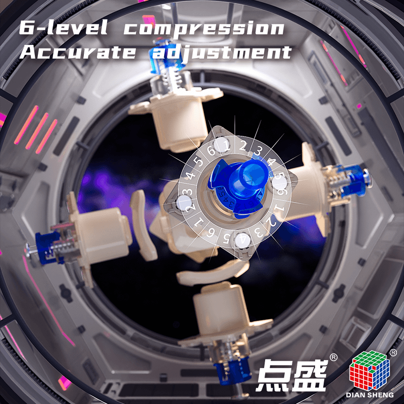 DianSheng Core-Magnetic Corner Turning Octahedron(CTO) - Black Internal image 6