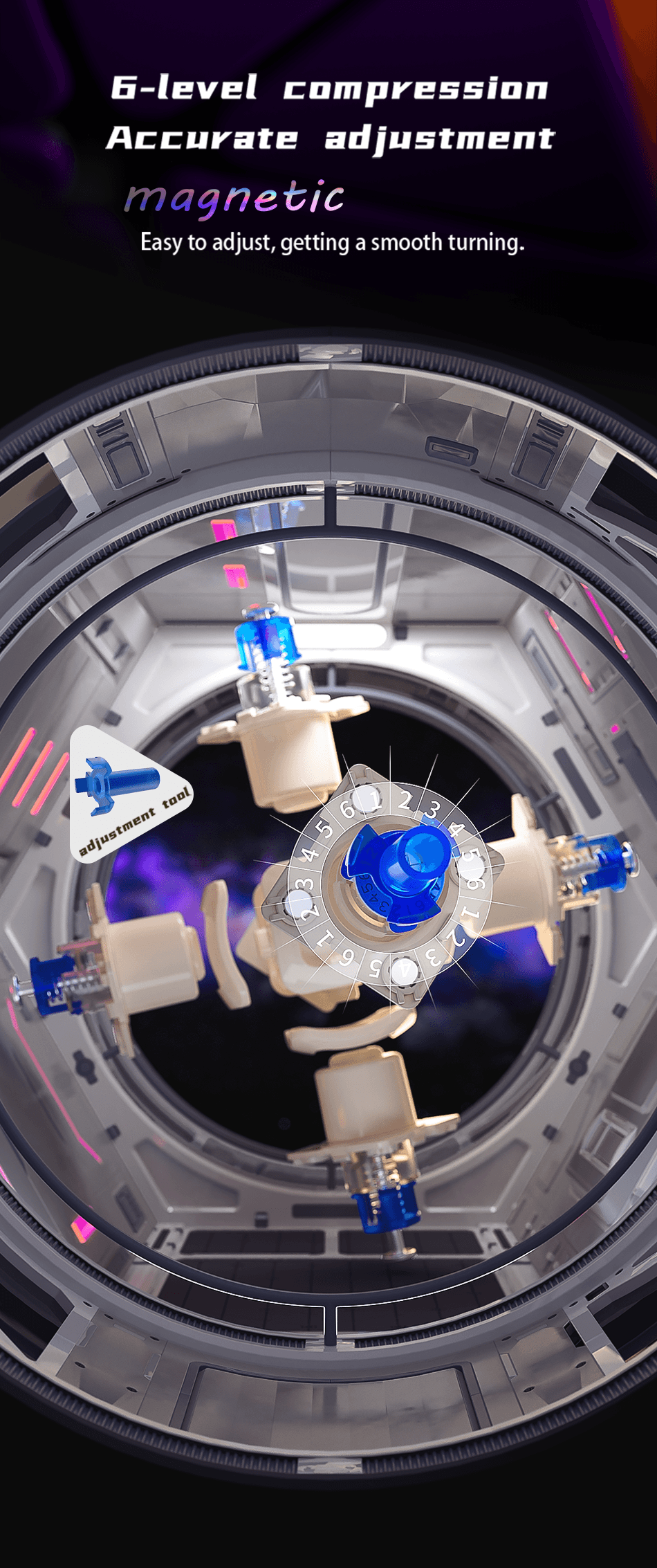 DianSheng Core-Magnetic Corner Turning Octahedron(CTO) - Black Internal image 13