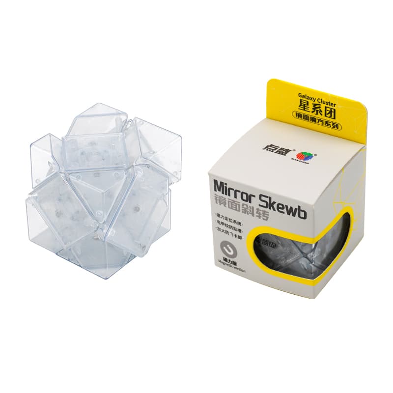 DianSheng Mirror Skewb Magnetic - Transparent image 4