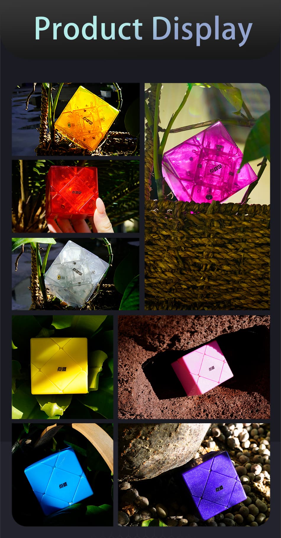 DianSheng Mirror Skewb Magnetic - Transparent image 8