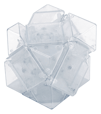 DianSheng Mirror Skewb Magnetic - Transparent image 1