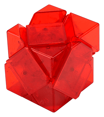 DianSheng Mirror Skewb Magnetic - Trans.Red image 1