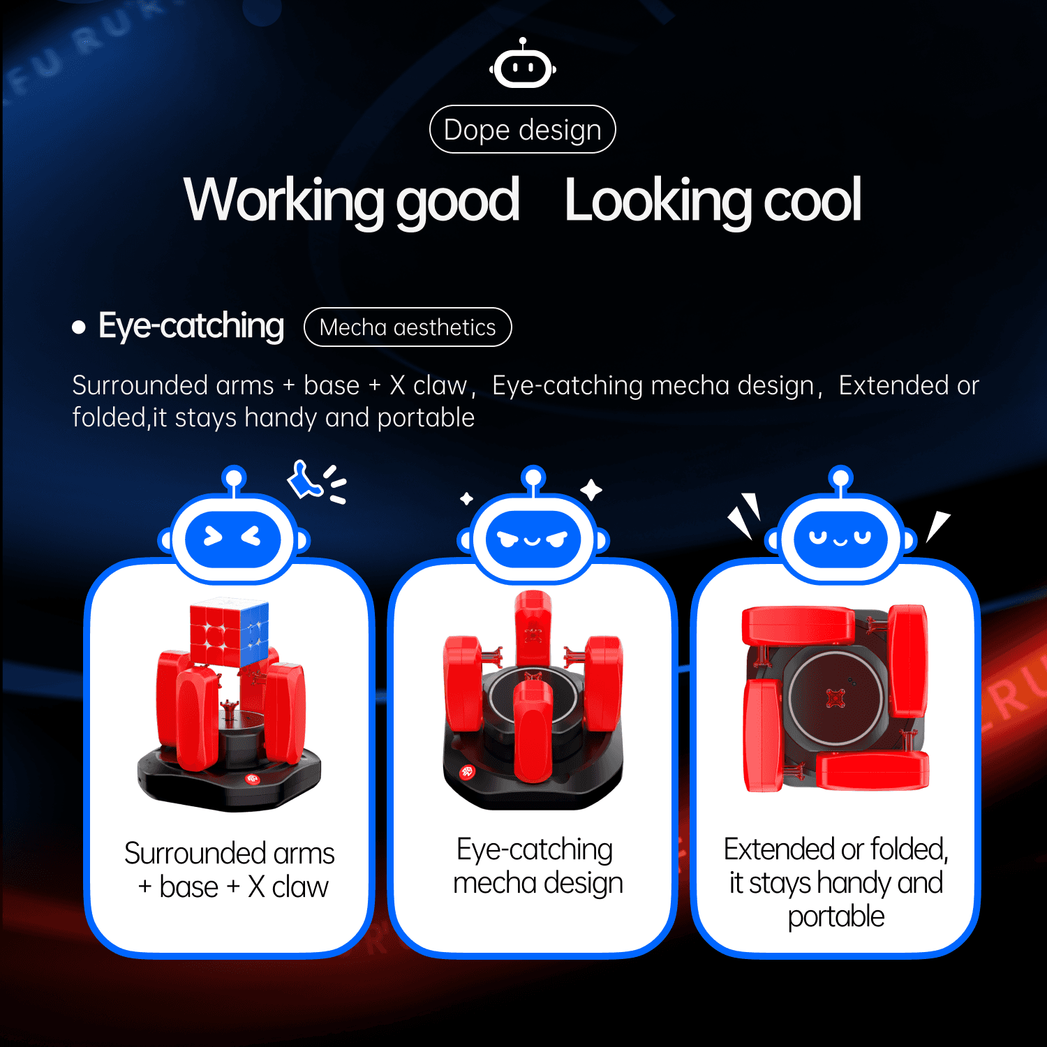 GAN Robot Arthur - Black-Red image 10