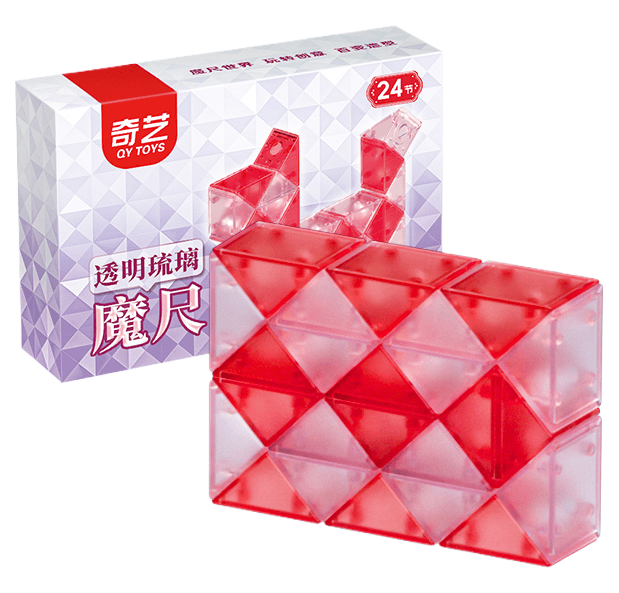 QiYi 24-Block Magic Snake - Trans.Red image 1