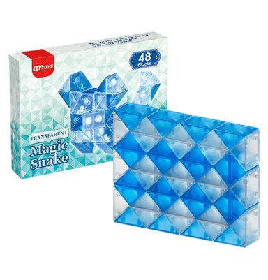 QiYi 48-Block Magic Snake - Trans.Red