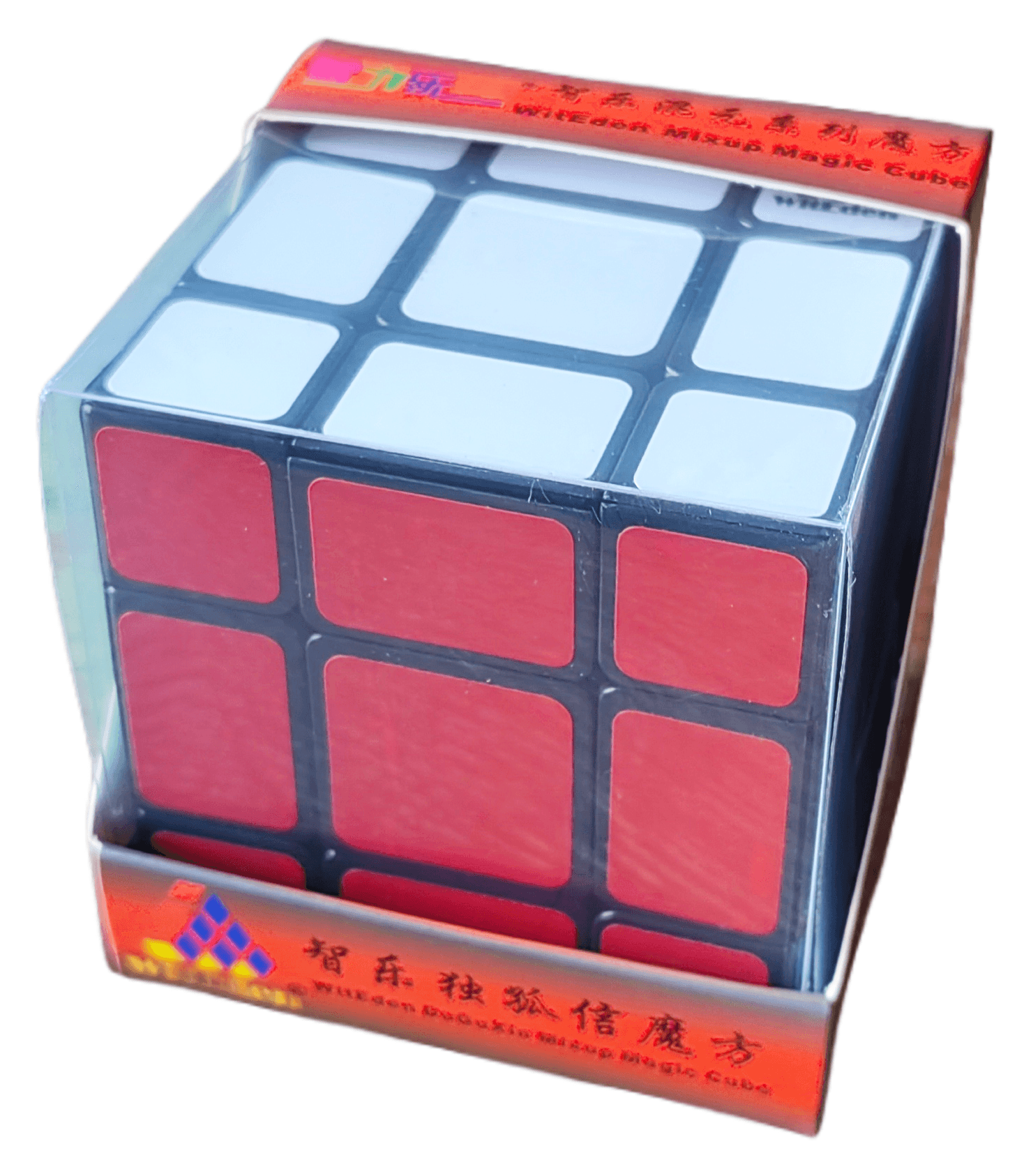 WitEden 3x3x3 Mixup Edge-rebuilt Cube - Black image 2