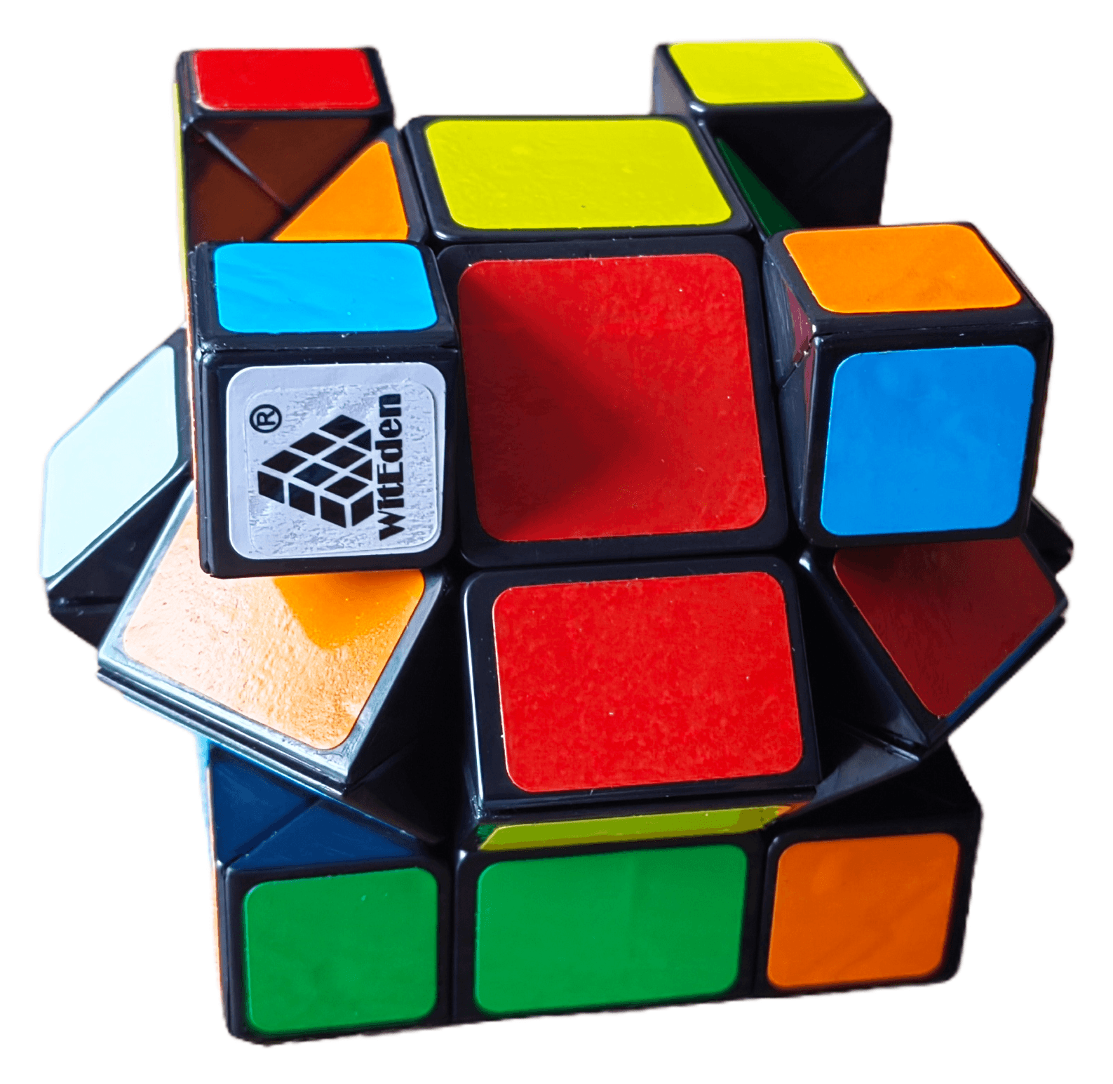 WitEden 3x3x3 Mixup Edge-rebuilt Cube - Black image 7