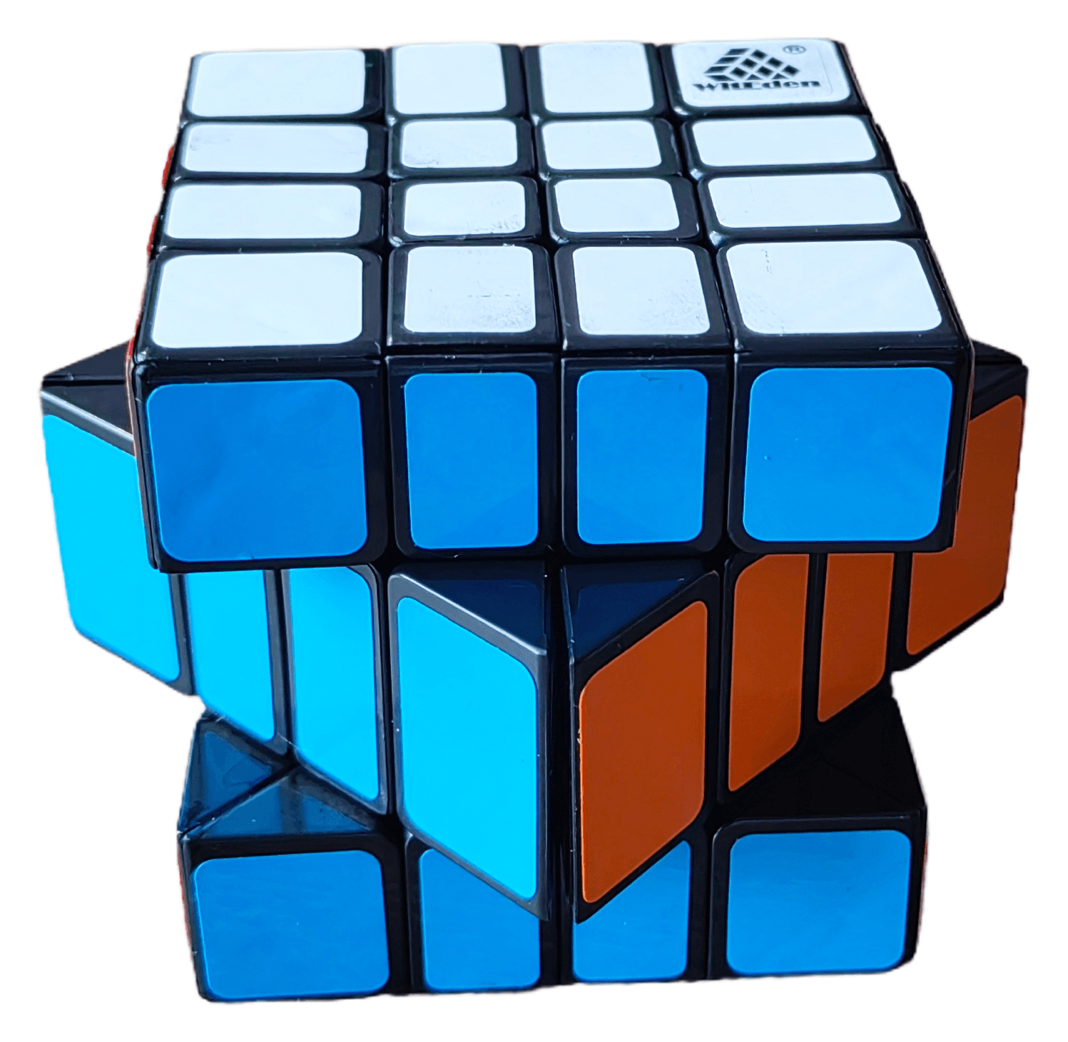 WitEden 4x4x3 Mixup Edge-rebuilt Cube - Black image 9