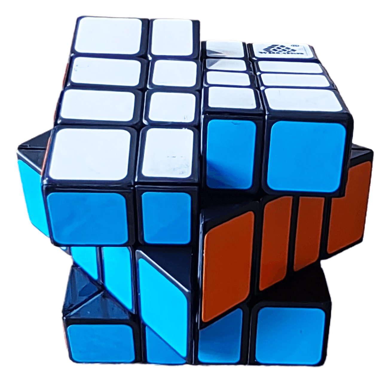 WitEden 4x4x3 Mixup Edge-rebuilt Cube - Black image 10