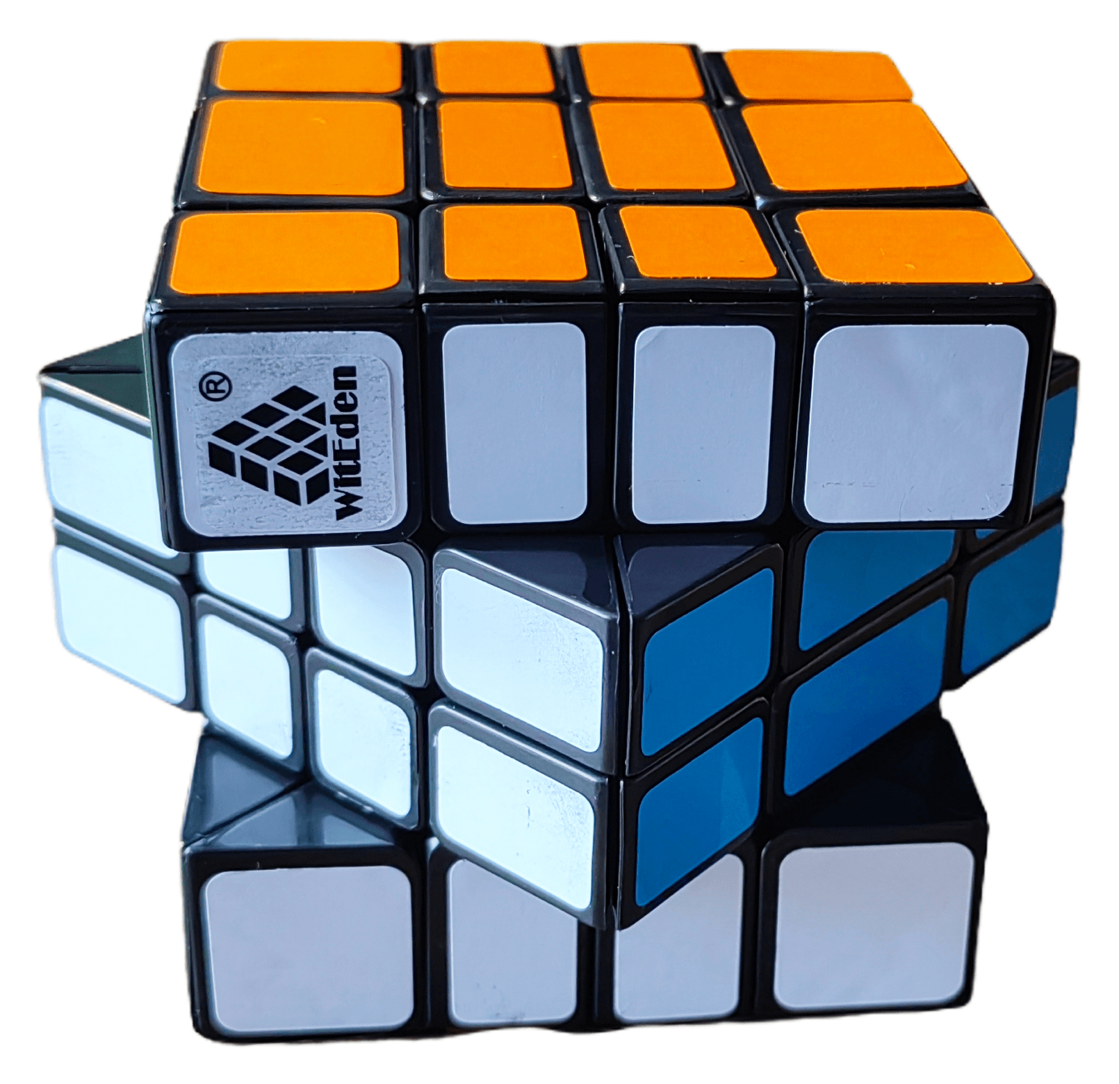 WitEden 4x4x3 Mixup Edge-rebuilt Cube - Black image 11