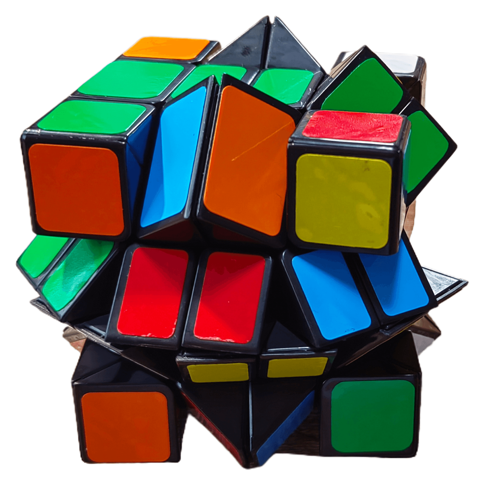 WitEden 4x4x3 Mixup Edge-rebuilt Cube - Black image 12