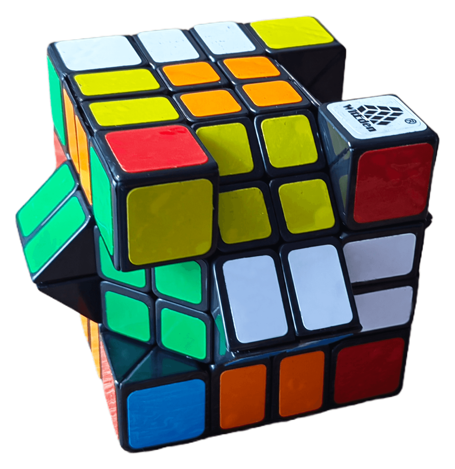 WitEden 4x4x4 Mixup Edge-rebuilt Cube - Black image 11