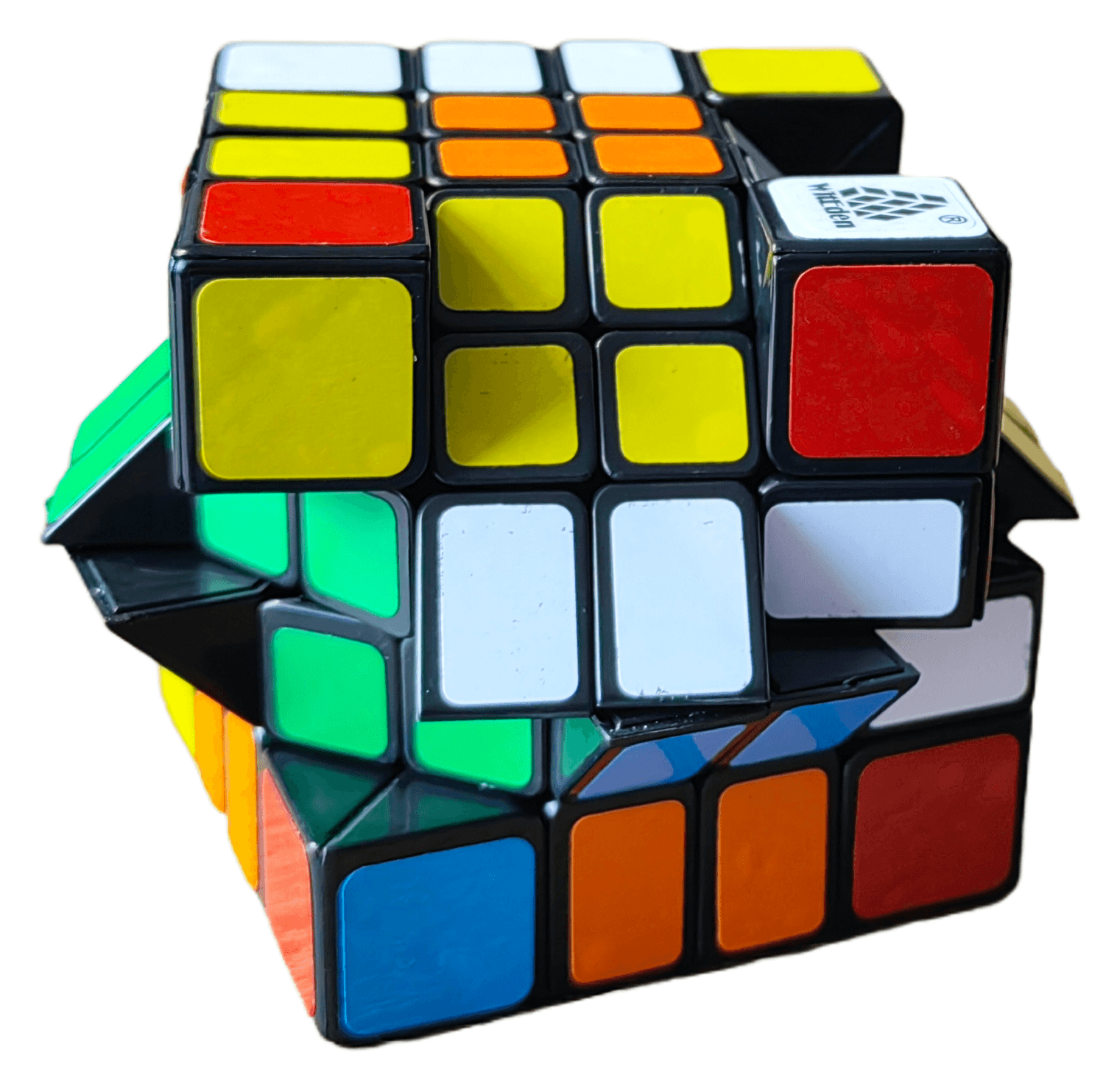 WitEden 4x4x4 Mixup Edge-rebuilt Cube - Black image 12