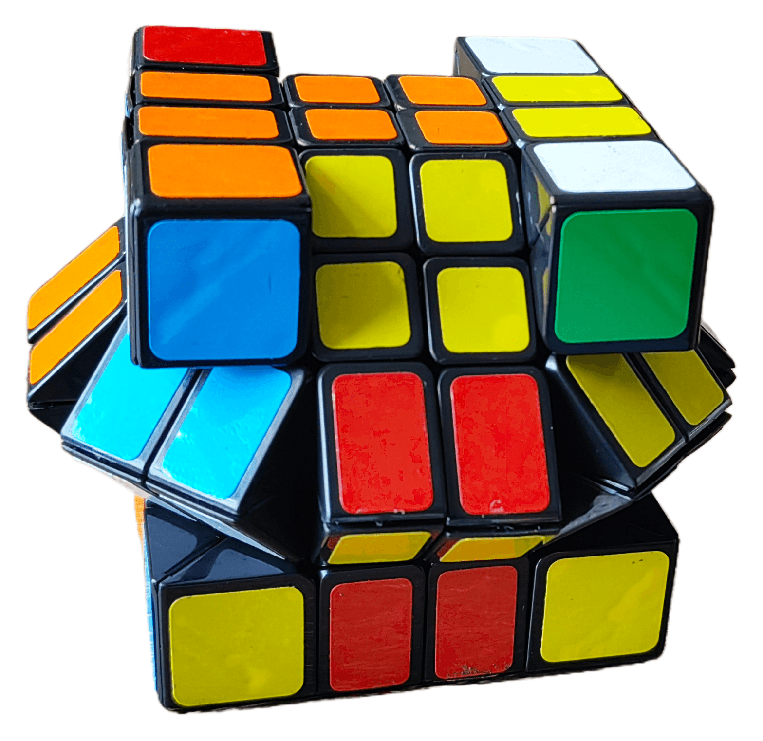 WitEden 4x4x4 Mixup Edge-rebuilt Cube - Black image 13