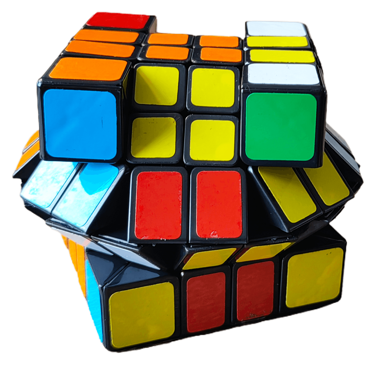 WitEden 4x4x4 Mixup Edge-rebuilt Cube - Black image 7