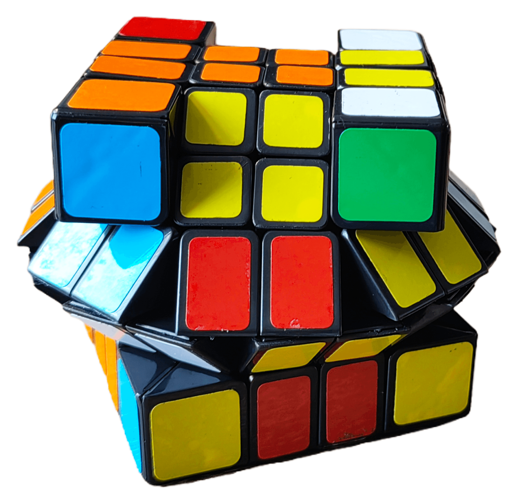 WitEden 4x4x4 Mixup Edge-rebuilt Cube - Black image 7