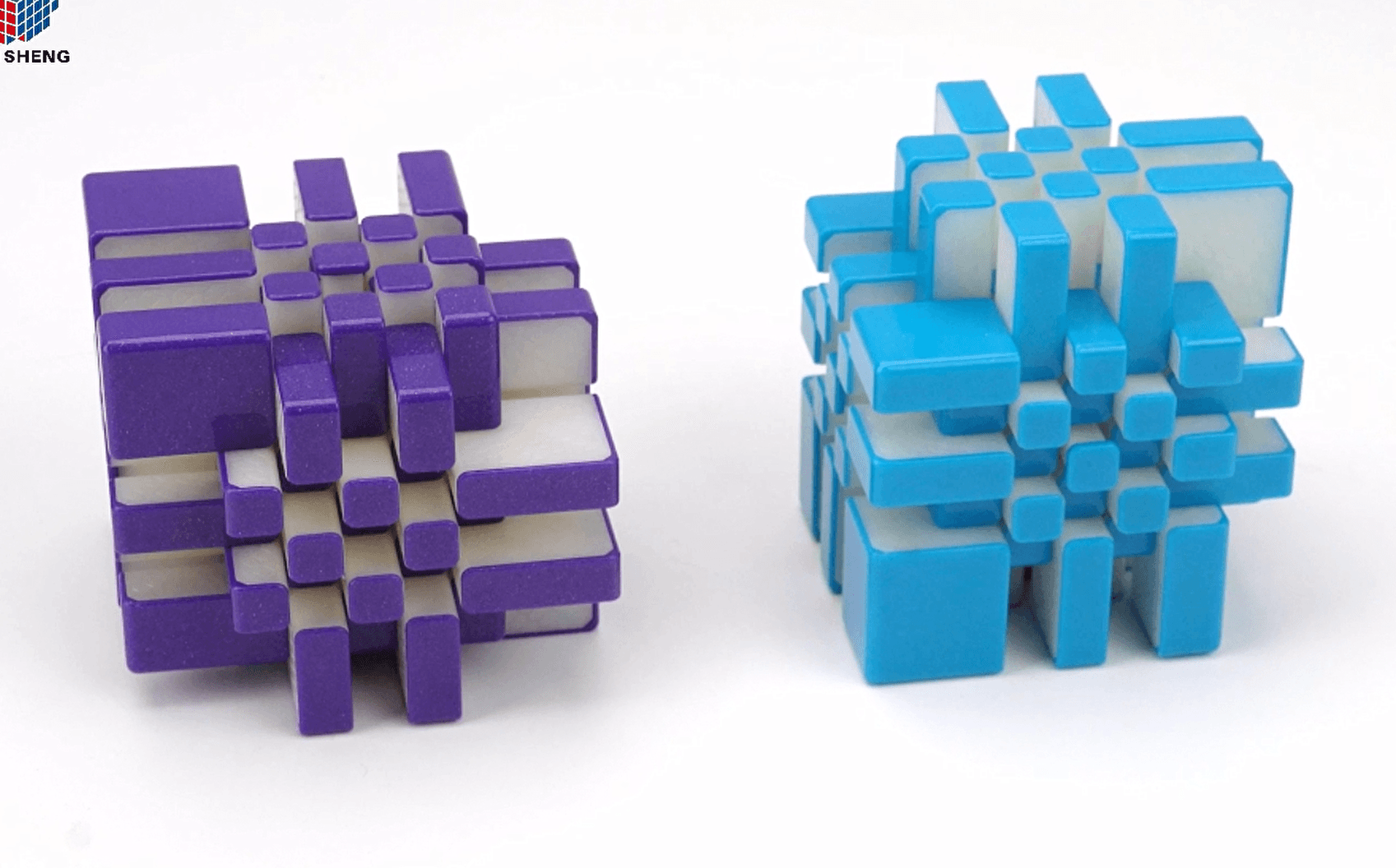 DianSheng Galaxy 5x5 Magnetic Mirror Cube - Blue image 4