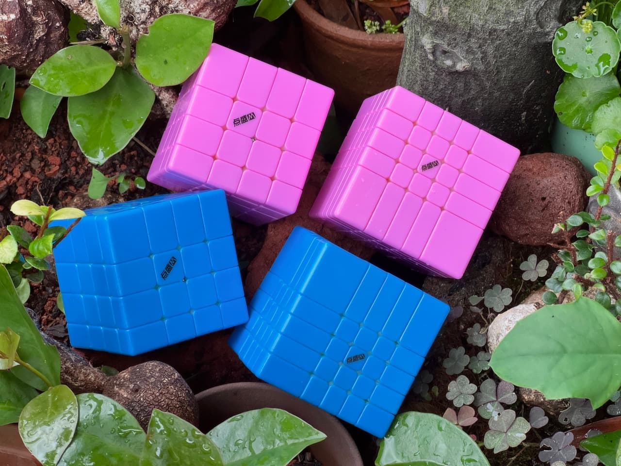 DianSheng Galaxy 5x5 Magnetic Mirror Cube - Pink image 29