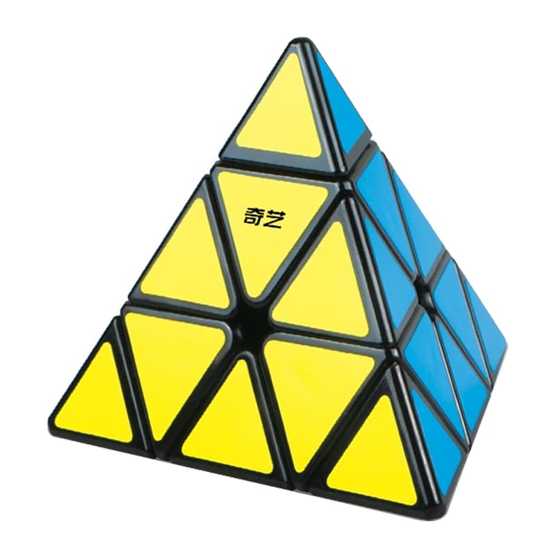 QiYi Pyraminx - Fluorescent Stickers image 1