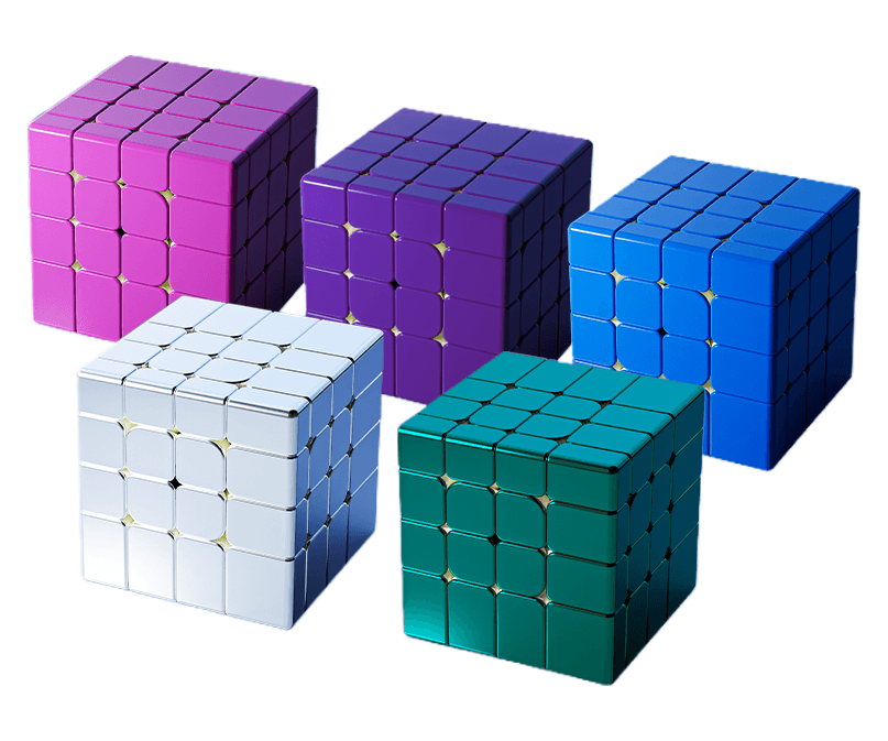 DianSheng Galaxy 4x4 Magnetic Mirror Cube - Purple image 3