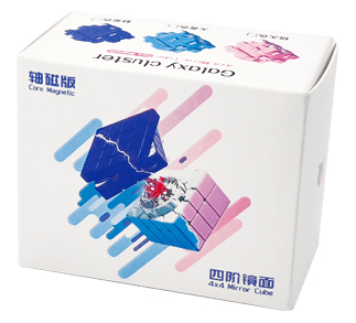 DianSheng Galaxy 4x4 Magnetic Mirror Cube - Purple image 2