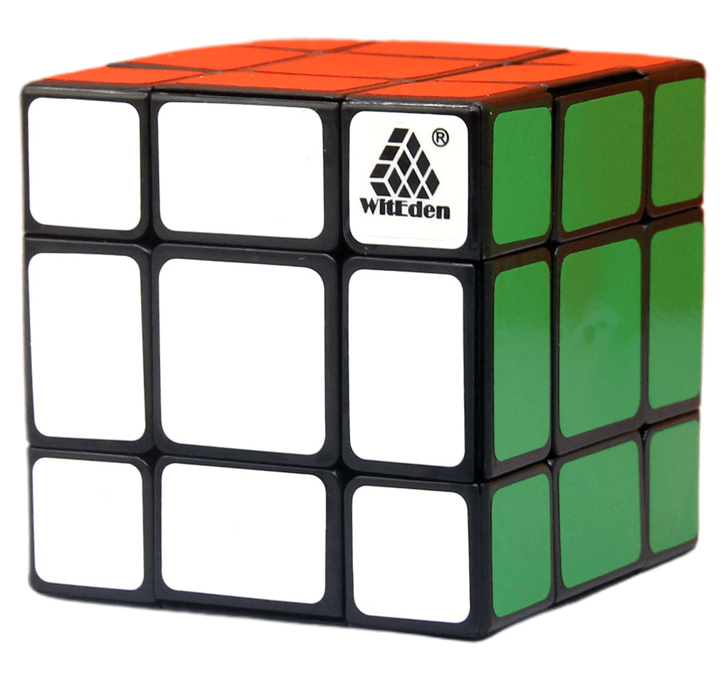 WitEden 3x3x3 Mixup Edge-rebuilt Cube - Black image 1