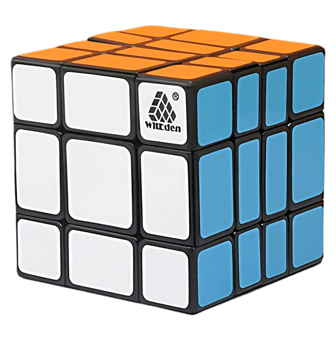 WitEden 3x3x4 Mixup Edge-rebuilt Cube - Black image 1