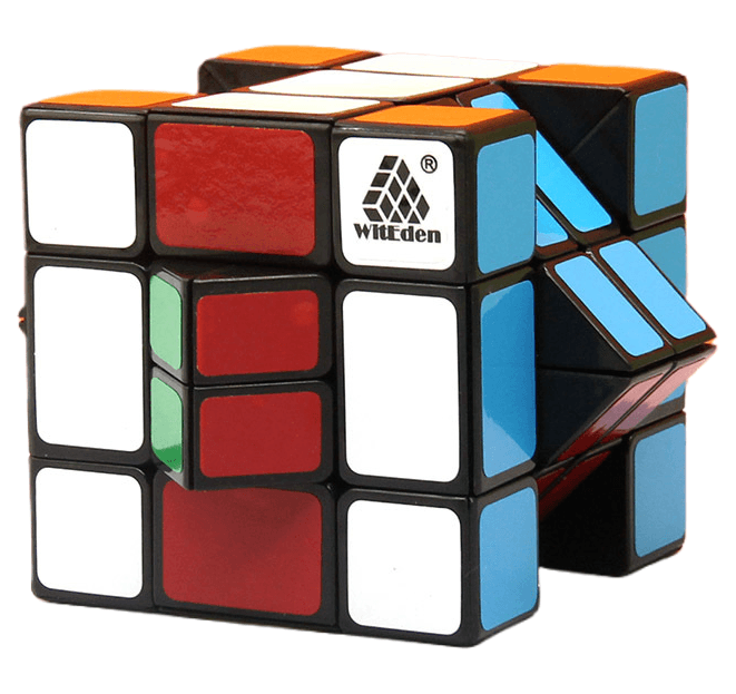 WitEden 3x3x4 Mixup Edge-rebuilt Cube - Black image 6