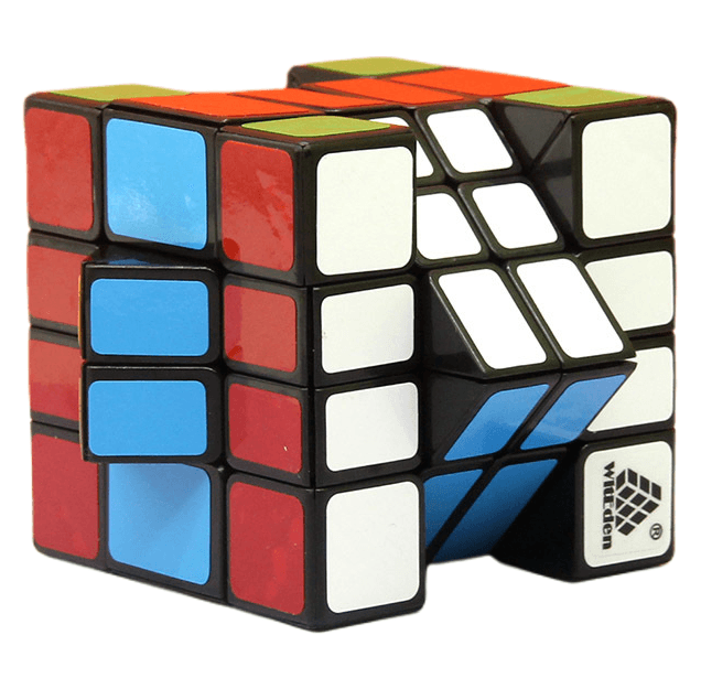 WitEden 4x4x3 Mixup Edge-rebuilt Cube - Black image 6