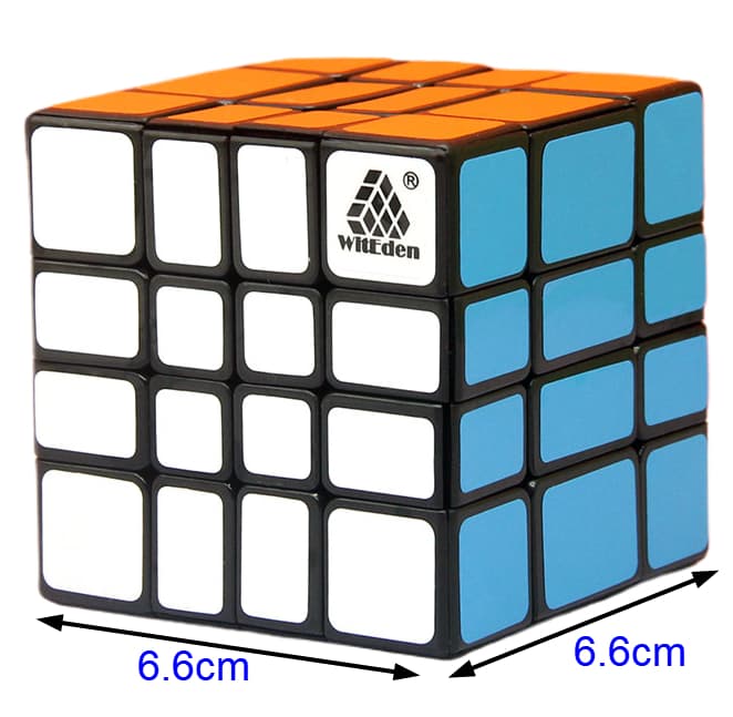 WitEden 4x4x3 Mixup Edge-rebuilt Cube - Black image 4