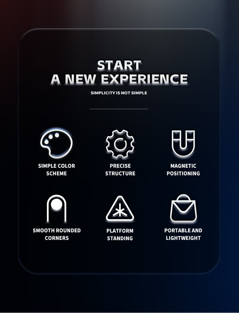 SengSo 4x4 Magnetic Clock - Black+White image 4