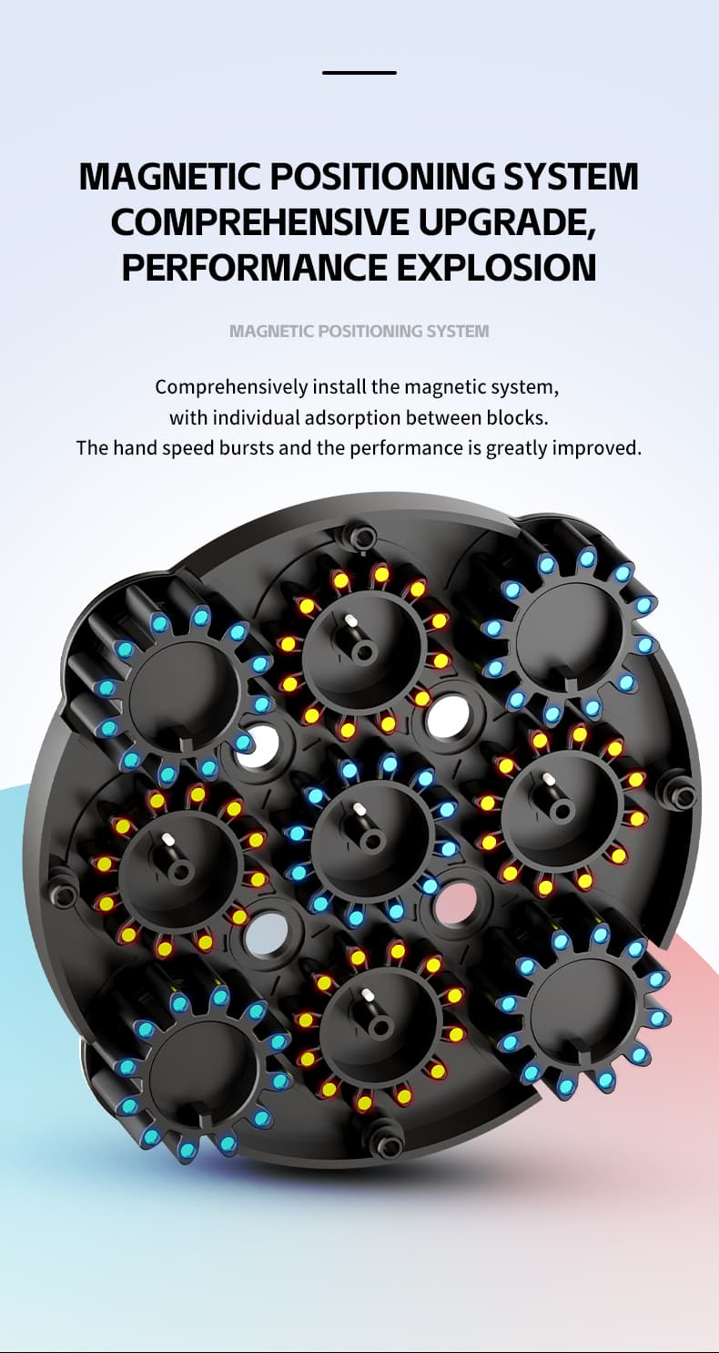 SengSo 4x4 Magnetic Clock - Black+White image 7