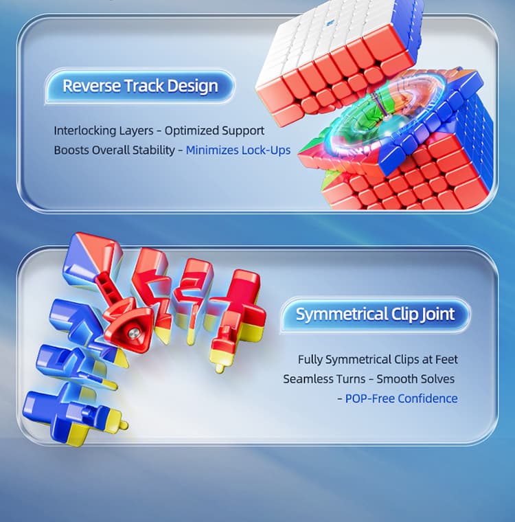 MoYu AoFu V5 7x7 Triple-Track Magnetic - Stickerless image 15