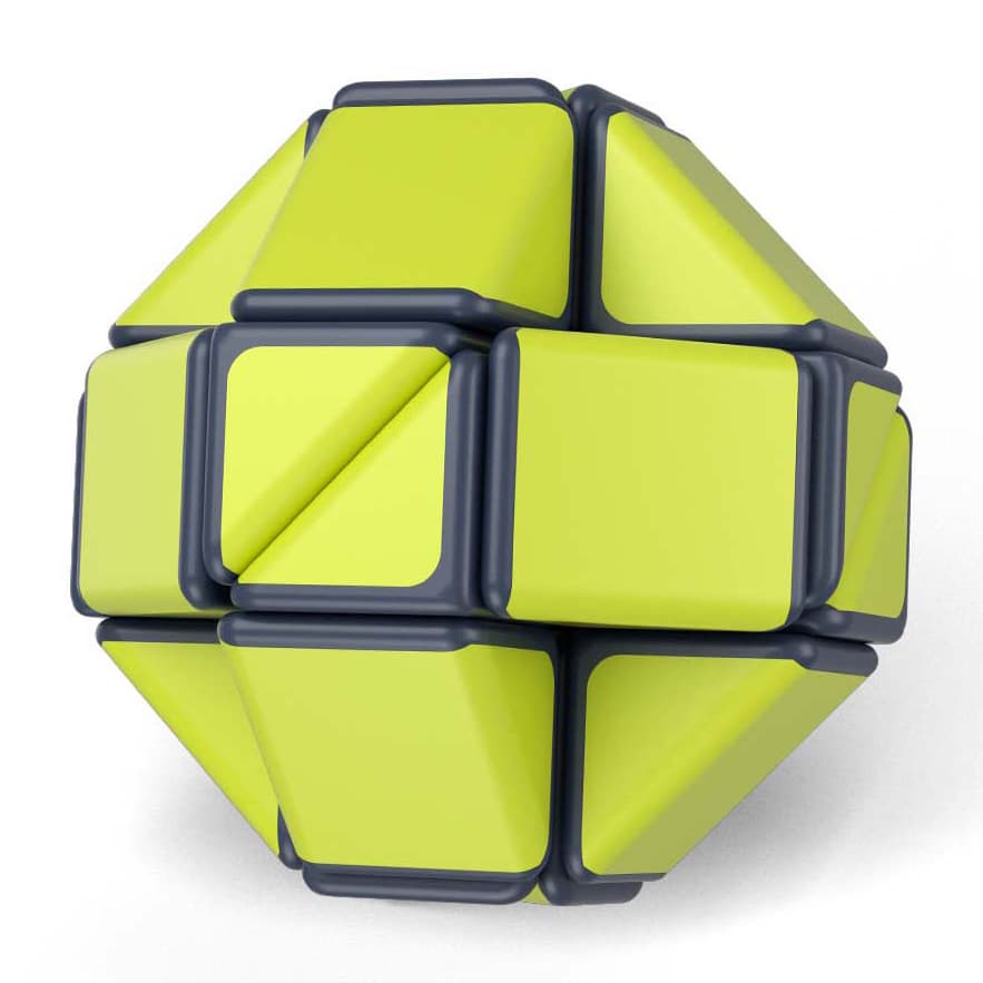 YJ Camping-Style 24-Block Magic Snake - Lime image 1