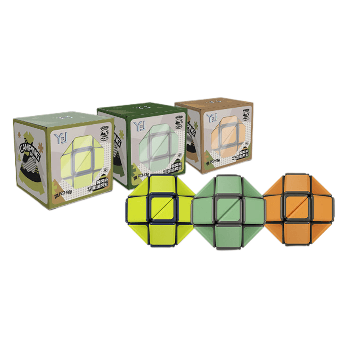 YJ Camping-Style 24-Block Magic Snake - Lime image 2