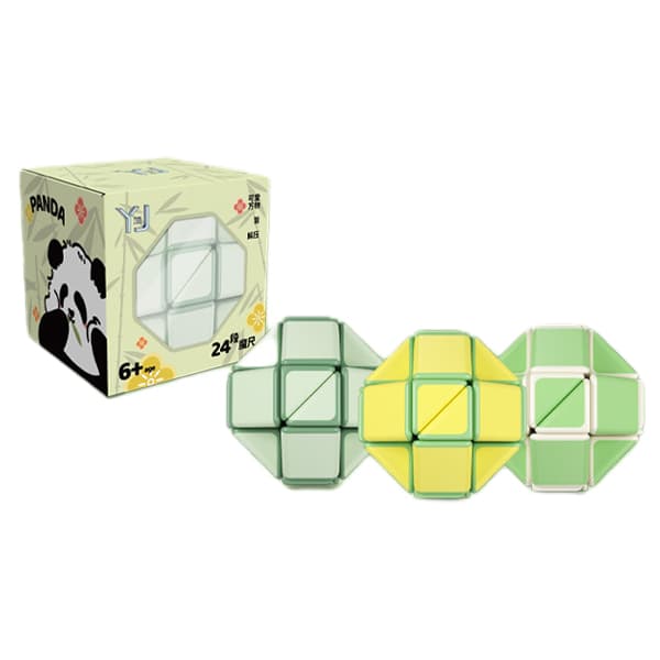 YJ Panda-Style 24-Block Magic Snake - Yellow image 2