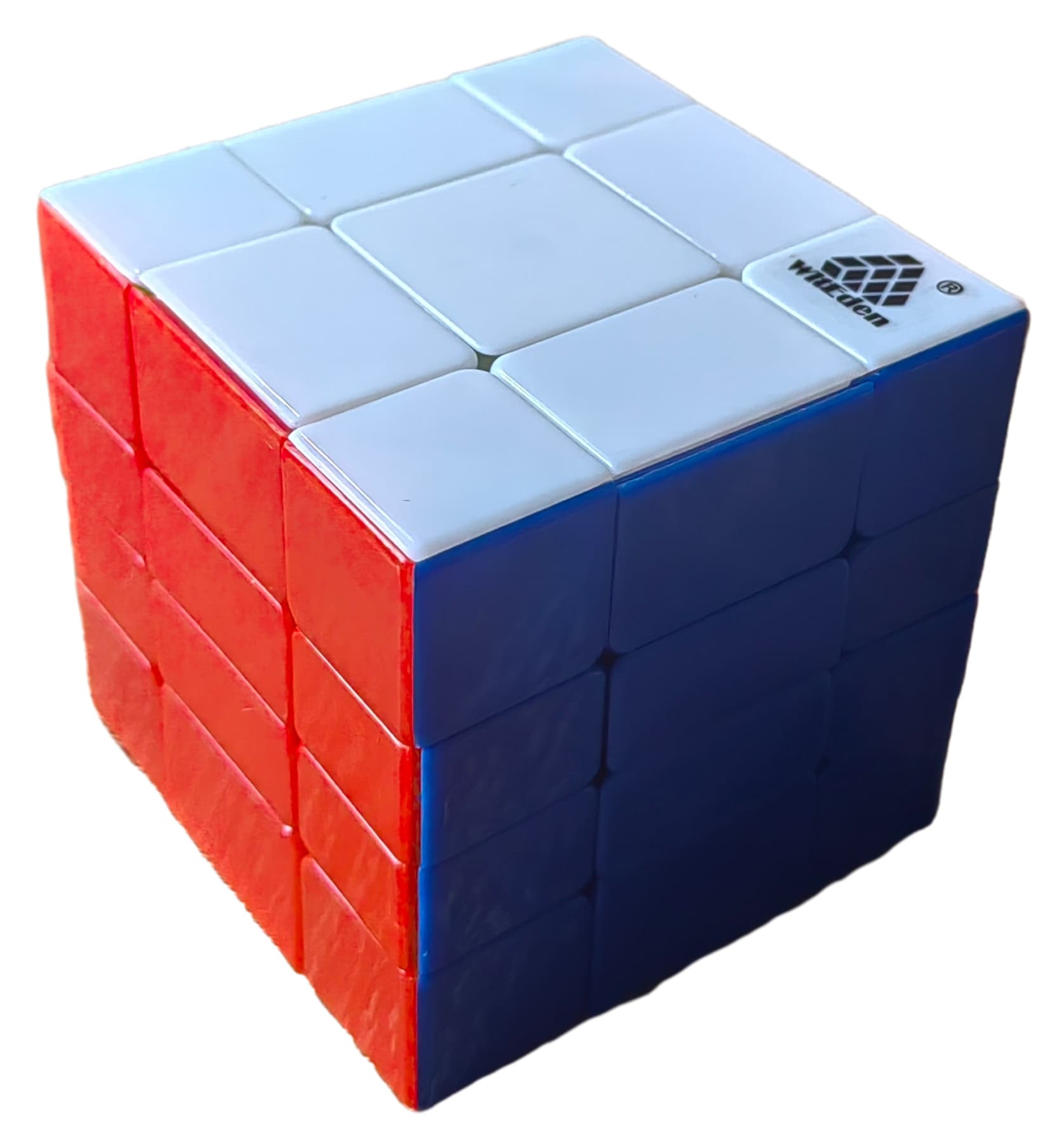 WitEden 3x3x4 Mixup Edge-rebuilt Cube - Stickerless image 1