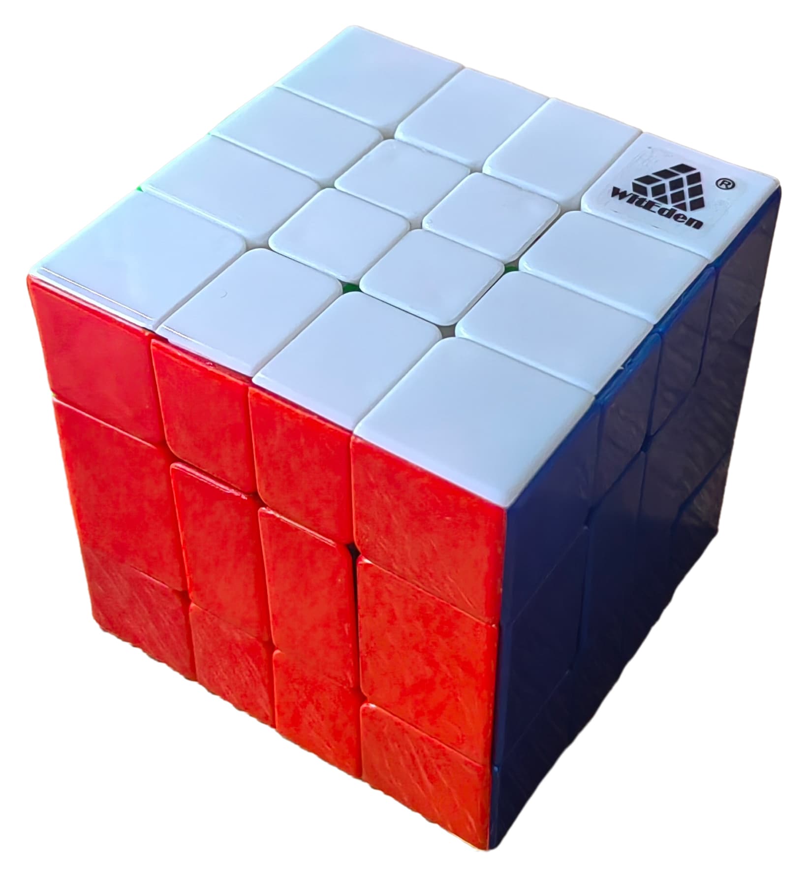 WitEden 4x4x3 Mixup Edge-rebuilt Cube - Stickerless image 1