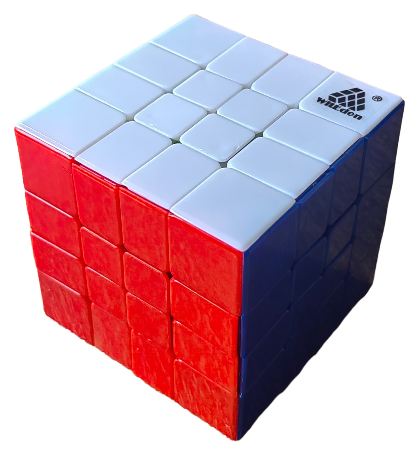 WitEden 4x4x4 Mixup Edge-rebuilt Cube - Stickerless