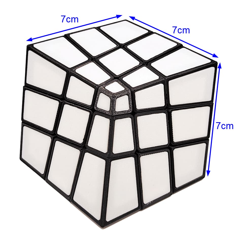 Zee Squished 3x3 Tiled - White image 4
