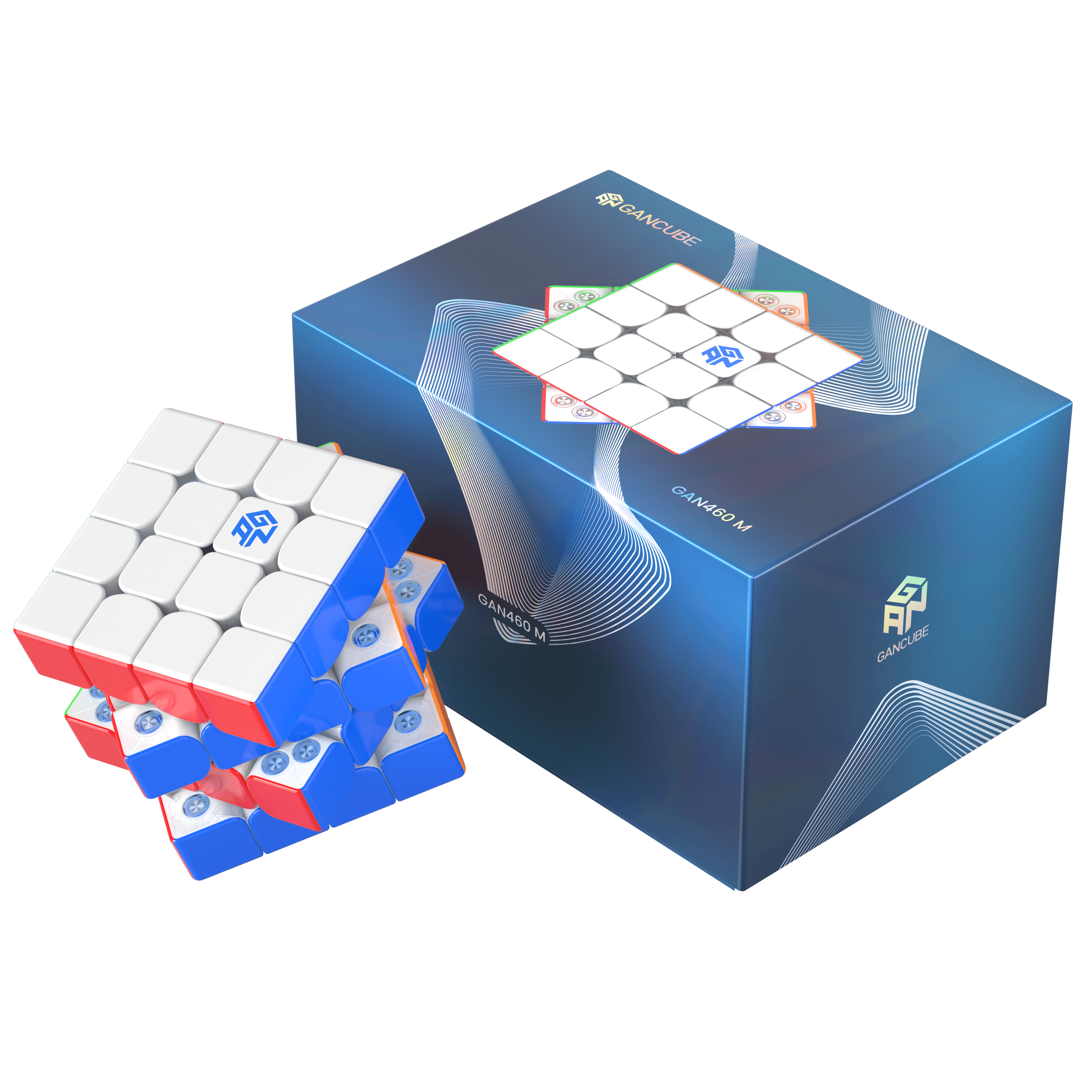 GAN 460 M 4x4 V2 Frosted - Stickerless image 5