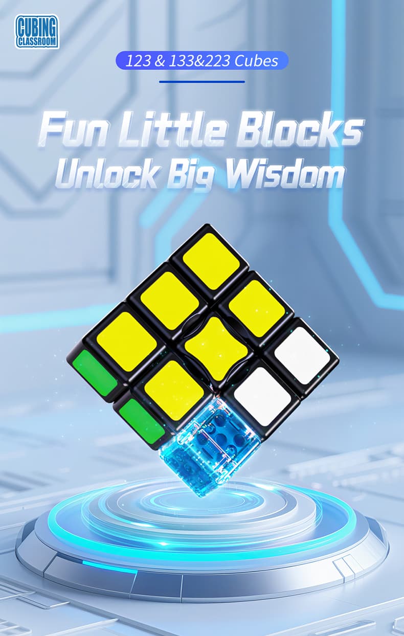 Cubing Classroom 1x3x3 Cube - Black image 3