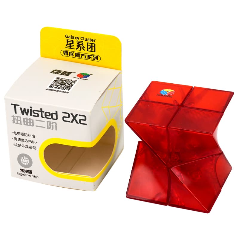 DianSheng Twisted 2x2 - Trans.Red image 2