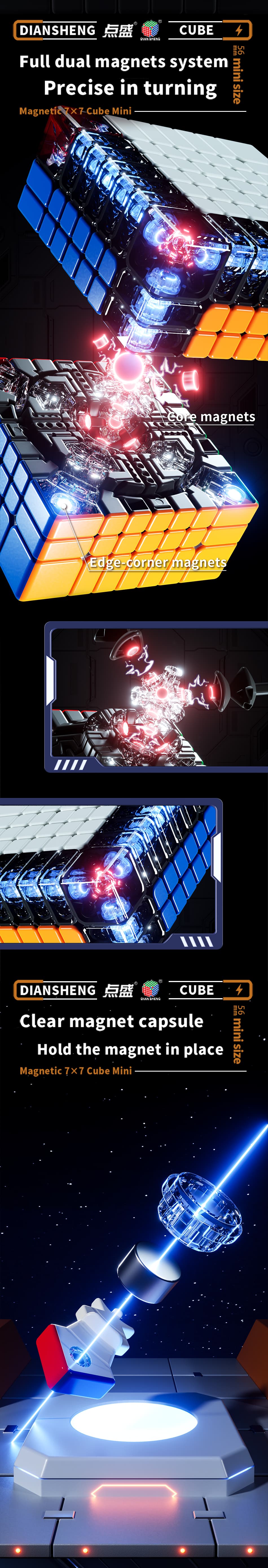 DianSheng 56mm mini 7x7 Magnetic - Primary Internal image 15