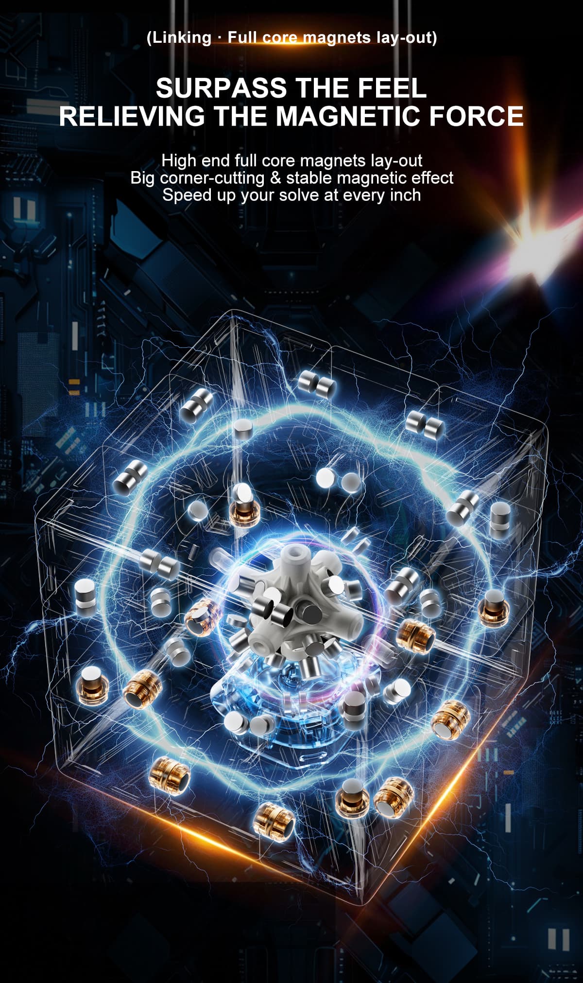 YJ Meta 3x3 Wing Magnetic - Stickerless image 15