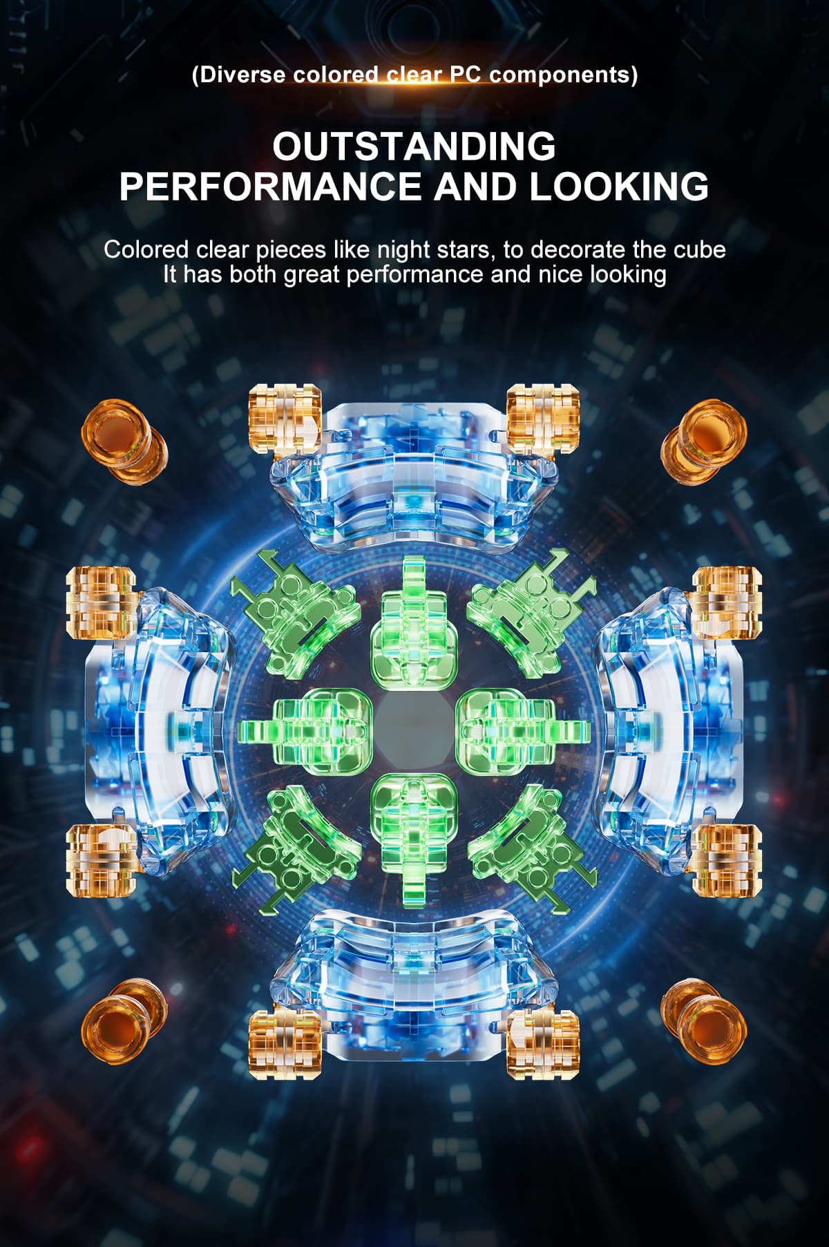 YJ Meta 3x3 Wing Magnetic - Stickerless image 21