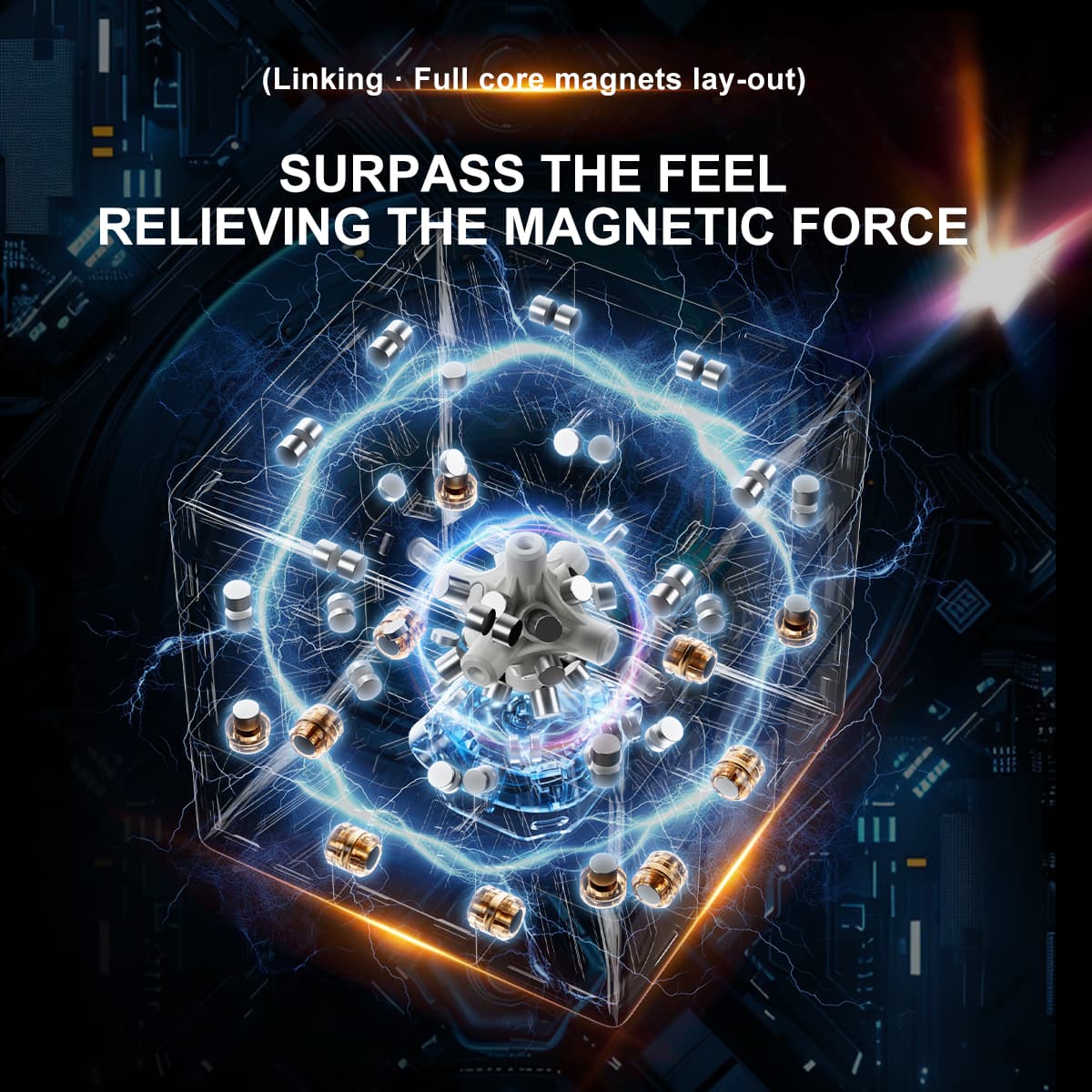 YJ Meta 3x3 Core Magnetic UV - Stickerless image 9